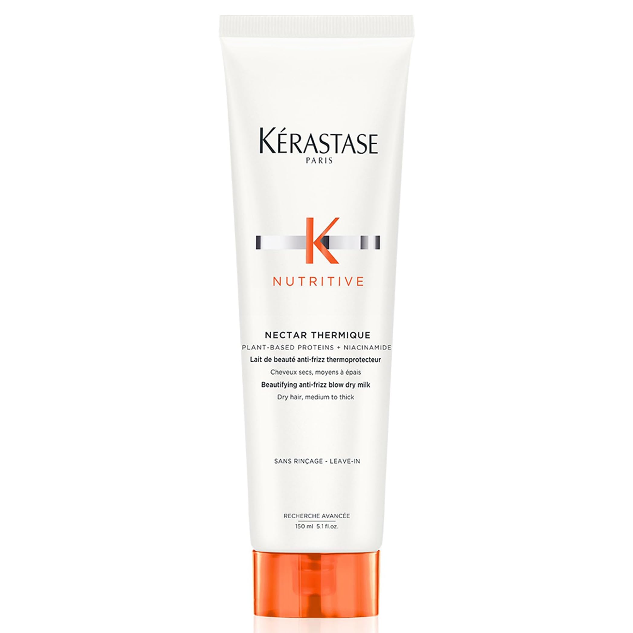 Kérastase Nutritive, Leche Termoprotectora, Sin Aclarado, Para Pelo Seco, Nectar Thermique, 150 ml