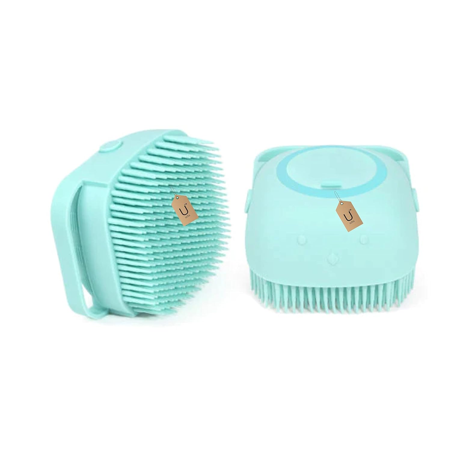 Urba™ Silicon Massage Bath Brush Hair, Scalp and Bathing Brush For