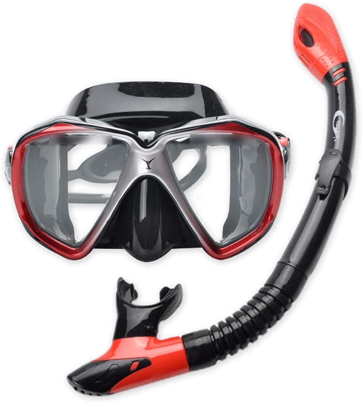 Gafas De Buceo, Máscara Facial Completa, Gafas De Buceo, Snorkel para Hombre, Set De Snorkel Impact Festival, Gafas De Buceo De Vidrio Templado, Impermeables, Color Naranja, Naranja