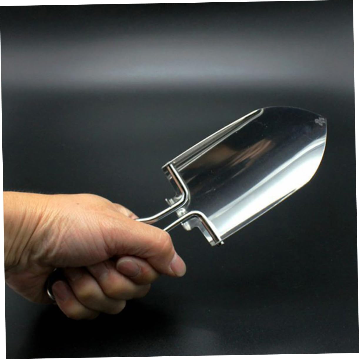 TOGEVAL Stainless Steel Folding Shovel Gardening Tool Portable Shovel for Soil