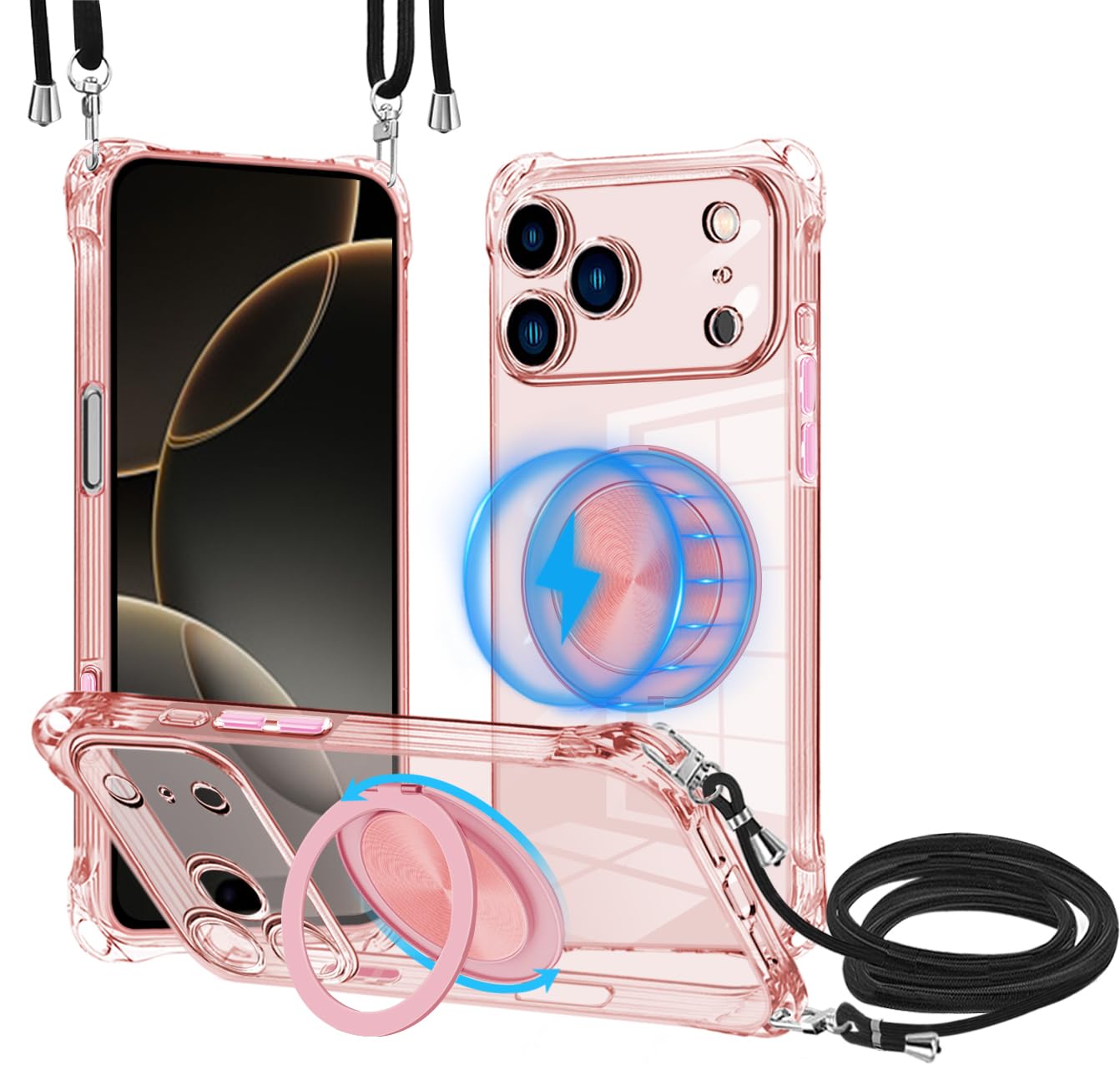 Amazon.co.jp: iPhone 17 Pro Max 用 ケース クリア MagSafe対応