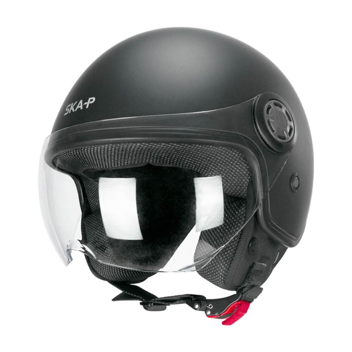 SKA-P Casque Demi Jet 1SHE Zen Basic Noir 1SHE-ASA-01-B1 Taille S