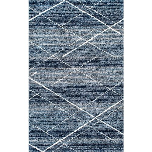 Image of Carpet for Living Room, Bedroom and Hall Handmade Microfiber Cozy Soft and Fluffy Shaggy Area Rug with 2 inch Thick Anti Skid Rug 6x8 feet Carpets23