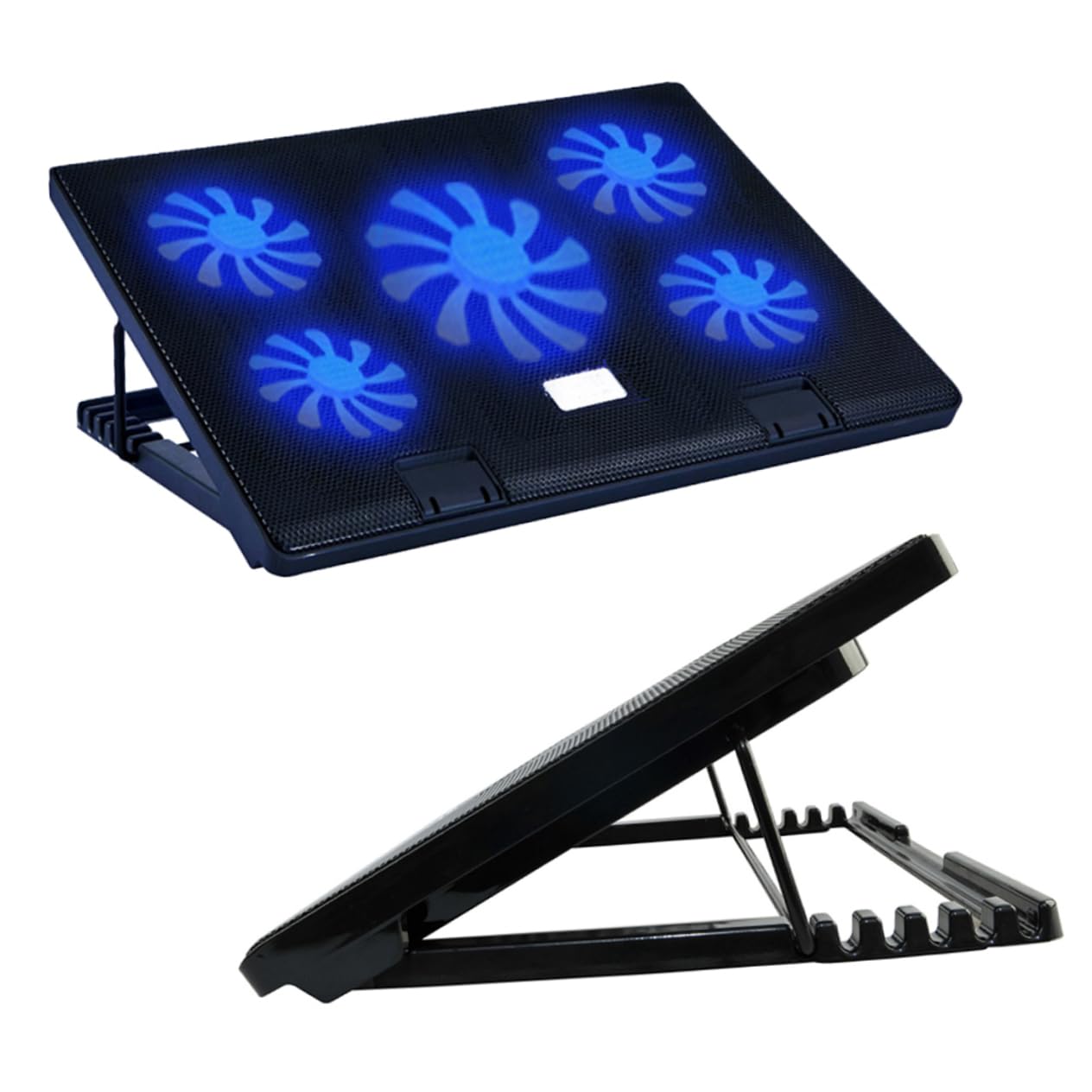 Refroidisseur pour Ordinateur Portable Dc5v à 5 Ventilateurs Noir