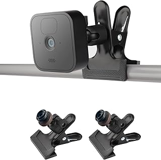 2 Pack Clip Clamp Mount Compatible with Blink Outdoor 4 (4th Gen)/(3rd Gen) XT3/Blink XT/XT2/Blink Mini,Desk Clip Clamp Holder,Attach Your Blink Home Camera Wherever You Like Without Any Tools