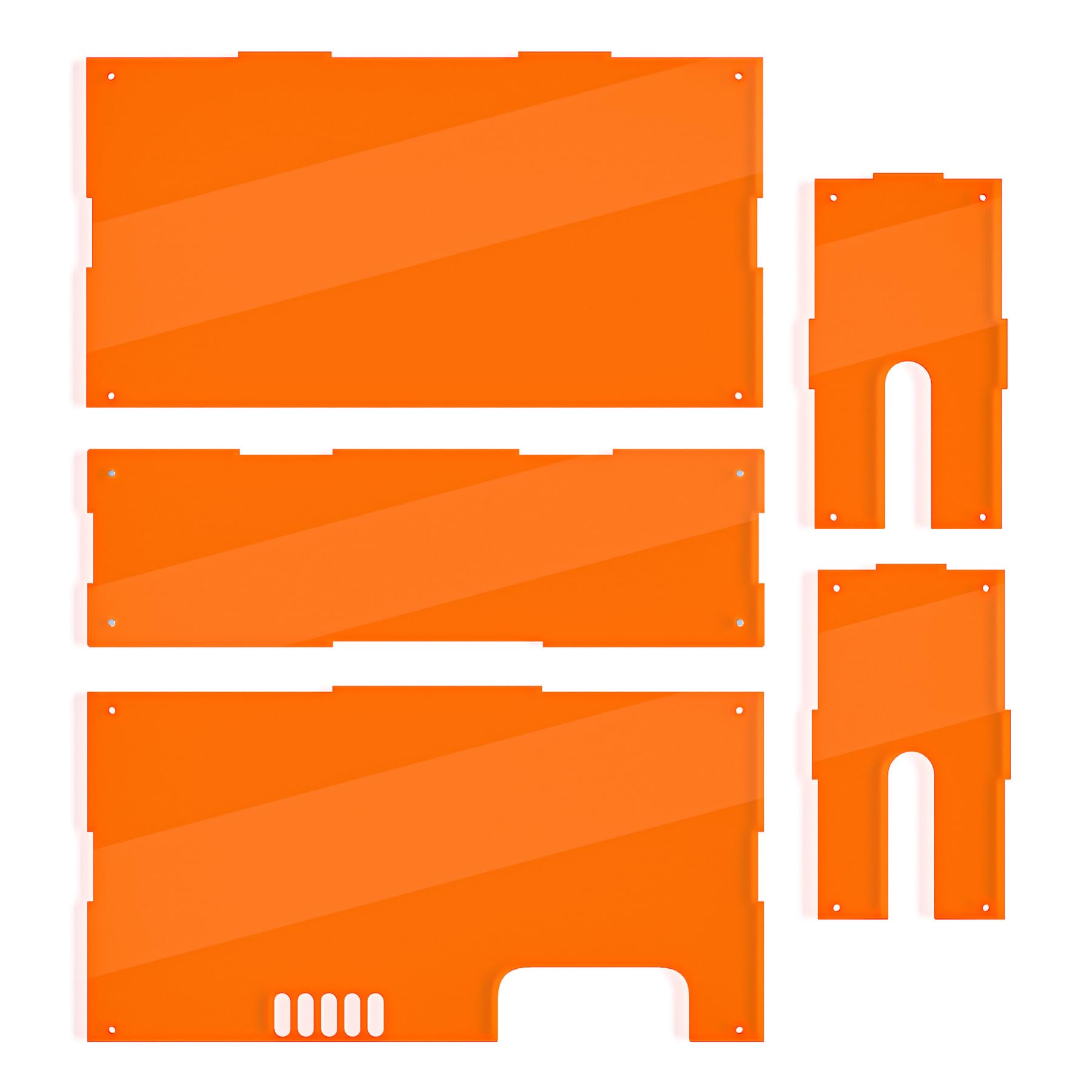 PlayVital Funda Antipolvo Acrílica para Nintendo Switch 2 (2025), Caja Protectora Impermeable para Consola y Base de Carga, Caja de Presentación, Carcasa de Protección para Switch 2 (Naranja Claro) — view 9