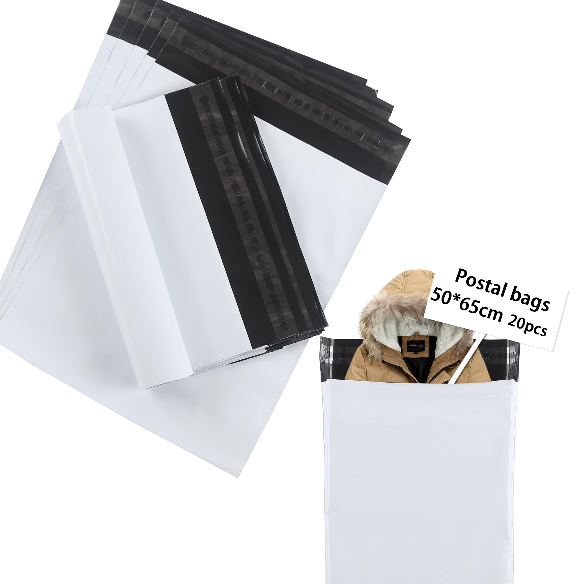 Lot Enveloppes Plastique Auto-adhésives 28x42cm - Imperméables Et Inviolables - Pour Expédition