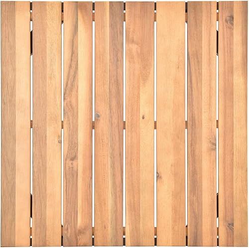 Miniatura 6 de vidaXL Juego de 4 piezas de madera de acacia maciza con cojines, resistente a la intemperie, muebles de jardín para exteriores, patio, sofá biplaza