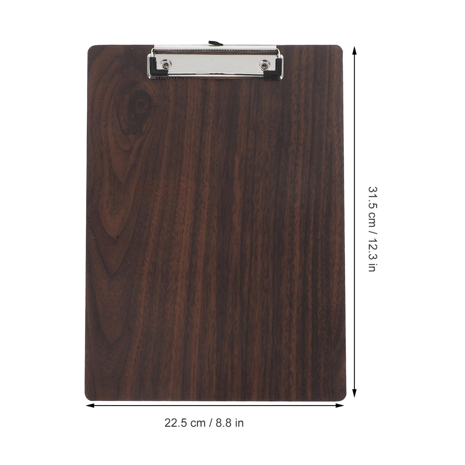 Tofficu Portapapeles A3 De 3 Piezas: Madera Con Clip Diseño De Veta De Nogal 22 5 X 31 5 Cm (Tamaño A4 Vertical -4004) Para Artistas Estudiantes Y Uso En Oficinas.