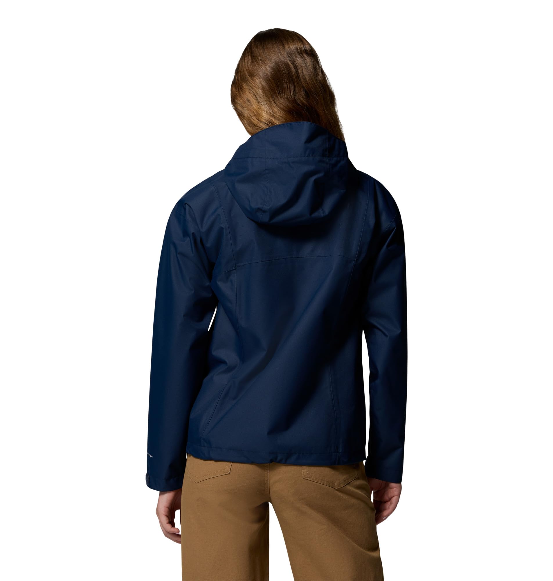 Columbia Damska kurtka Hikebound 2, wodoodporna, kurtka przeciwdeszczowa, Collegiate Navy, M