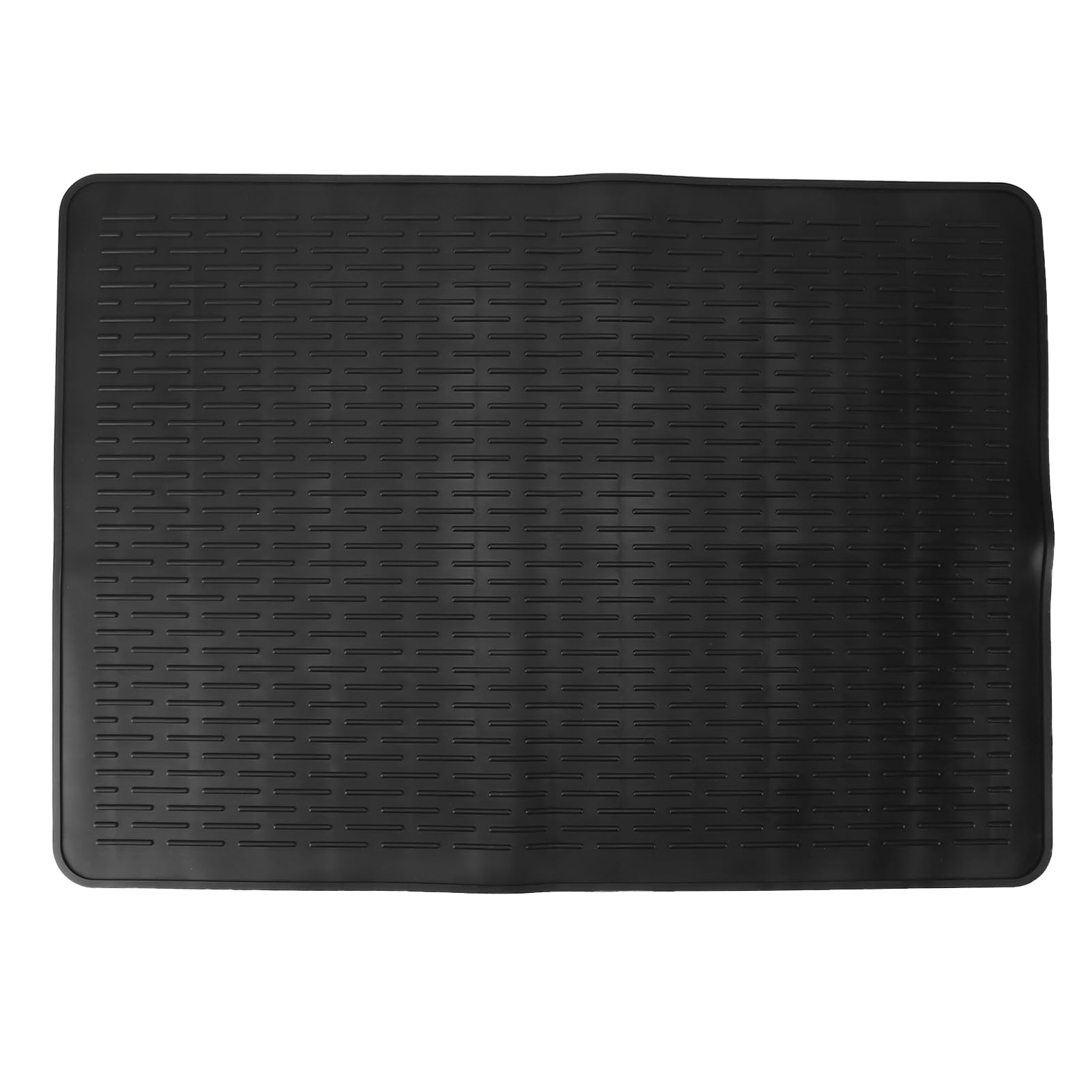 stove top cover for electric stove, silicone cooktop protector mat anti slip heat, 30x20  non slip glass stove cover with wide rib design, drying mat