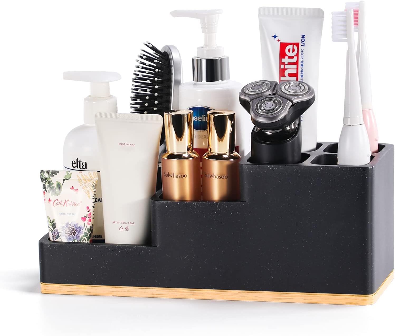 Amazon.com: Toothbrush Holder, Aimou Bathroom Organizer Countertop ...
