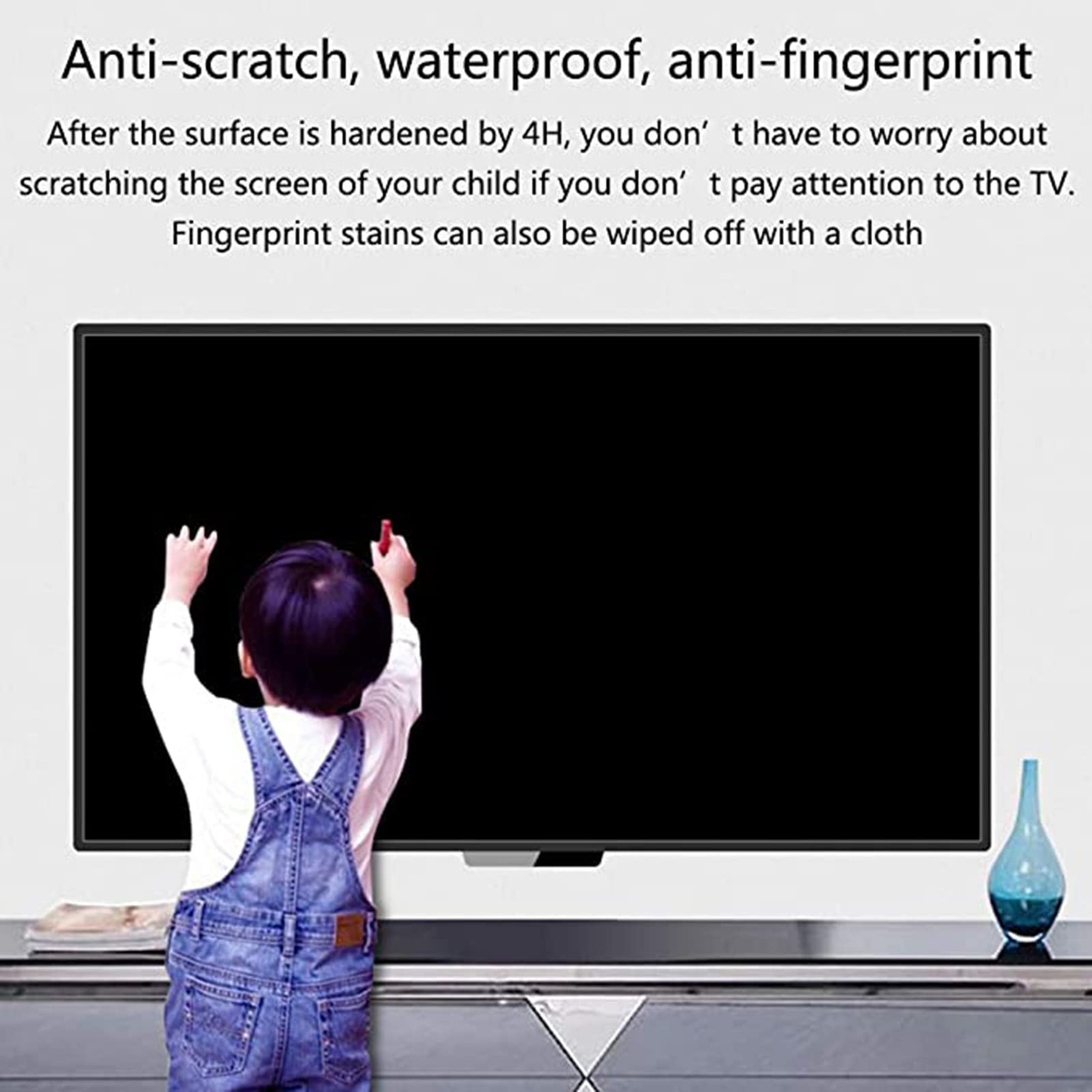 Anti-Lumière Bleue Protecteur D'écran De Télévision, Anti-Éblouissant Panneau De Protection D'écran Anti-Rayures Film Protecteur De Moniteur Soulager La Fatigue Oculaire,60" (1338 * 756)