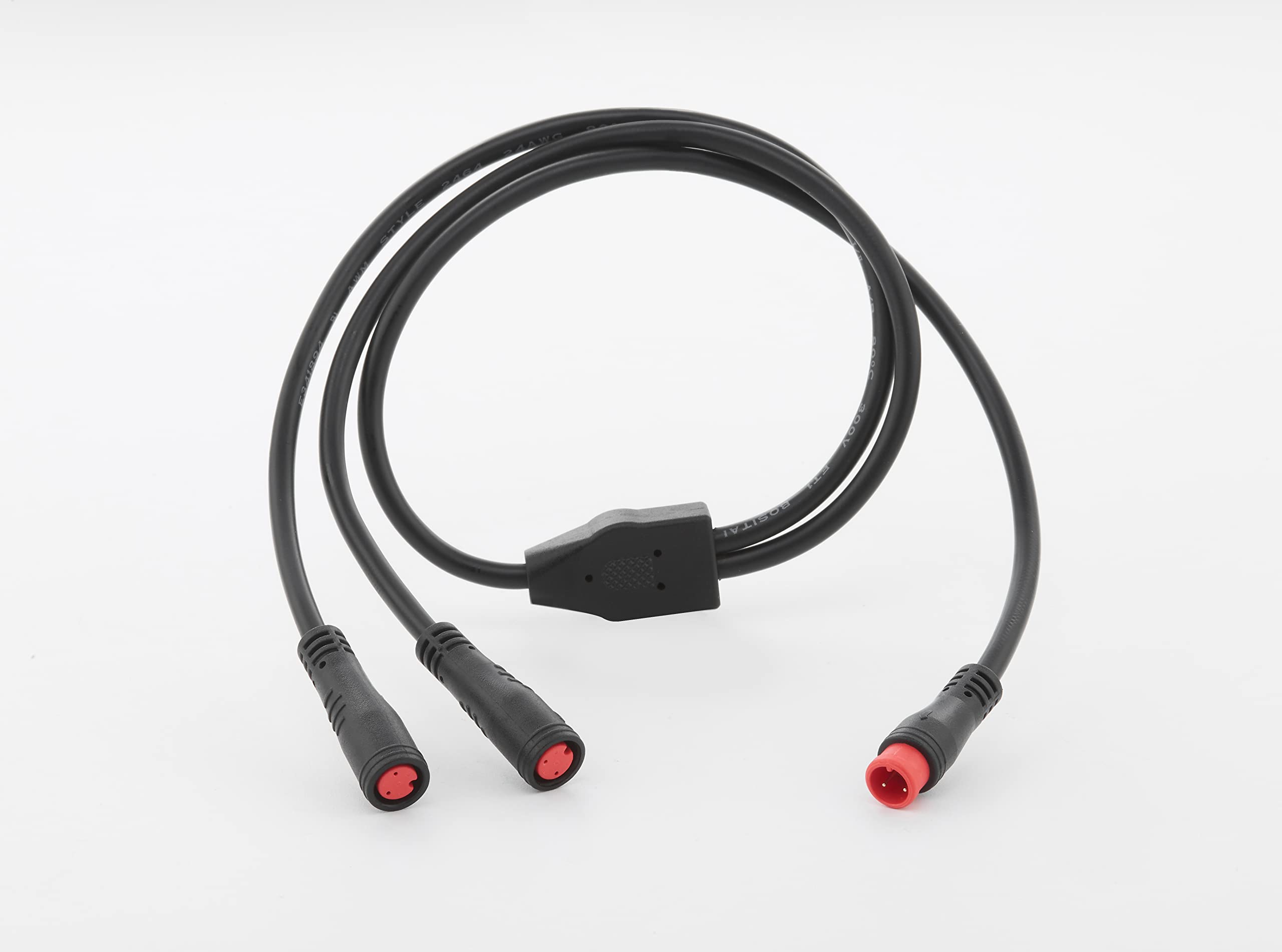 Buy baluoqi Electric Bike YSplit Extension Cable 1T2 Extension Wire with Water Proof Connector