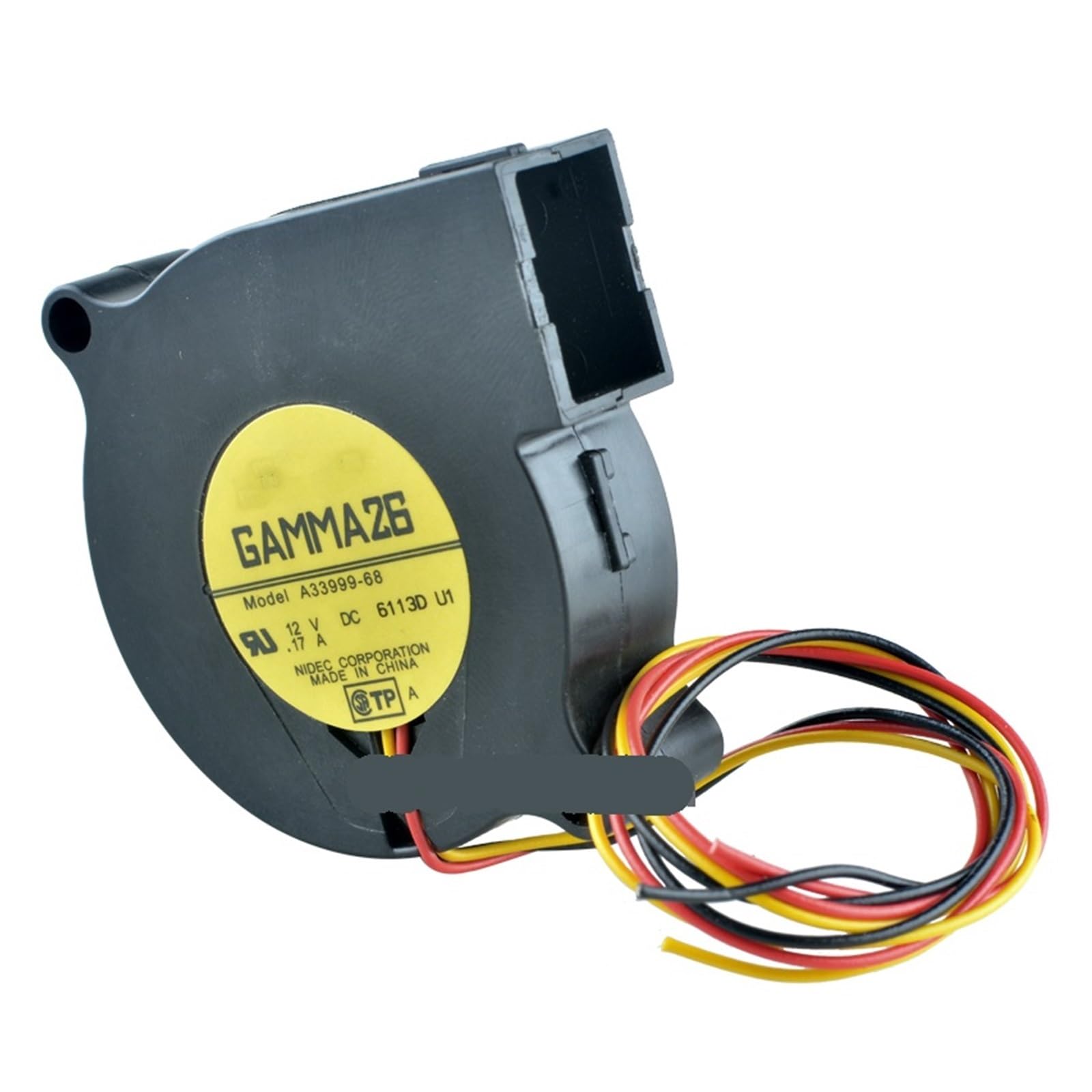 JJKKOZVQF A33999-68 5cm 50mm Blower Fan 50x50x15mm DC12V 0.17A Centrifugal Cooling Fan