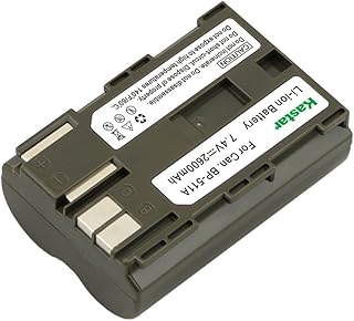 Kastar Battery for BP-511 BP-511A BP511 BP511A, Grip BG-E2N and EOS 5D EOS 10D EOS 20D EOS 20Da EOS 300D EOS 30D EOS 40D EOS 50D EOS D30 EOS D60 EOS Kiss EOS Kiss Digital FV2 FV10 FV20 FV30 FV40