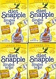 Diet Snapple Singles to Go - Variety (Lemon) - 6 count box, pack of 4