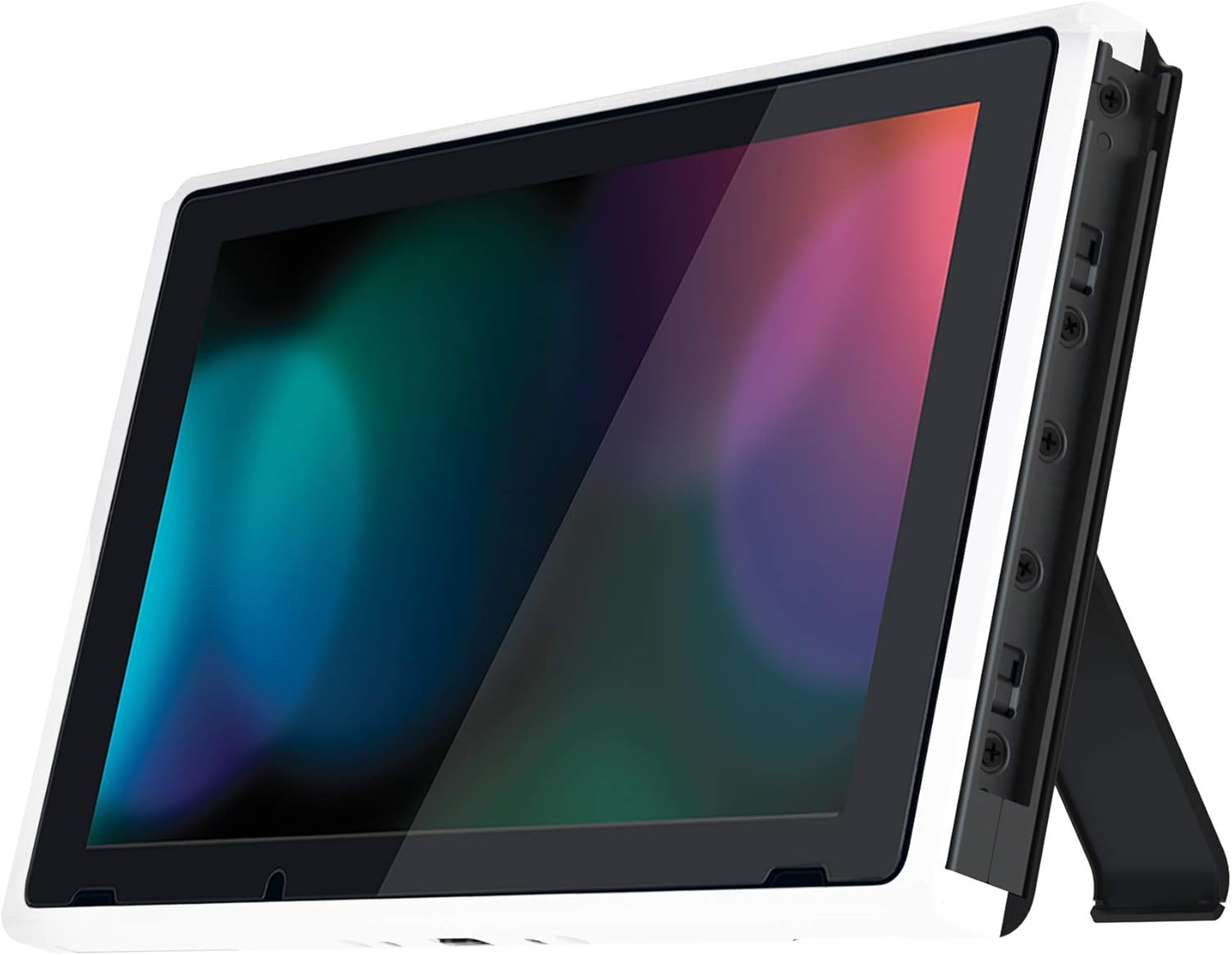 eXtremeRate White Front Back Plate for Nintendo Switch Console, NS Joycon Handheld Controller Housing with Full Set Buttons, Full Set Replacement Shell for Nintendo Switch - Switch NOT Included