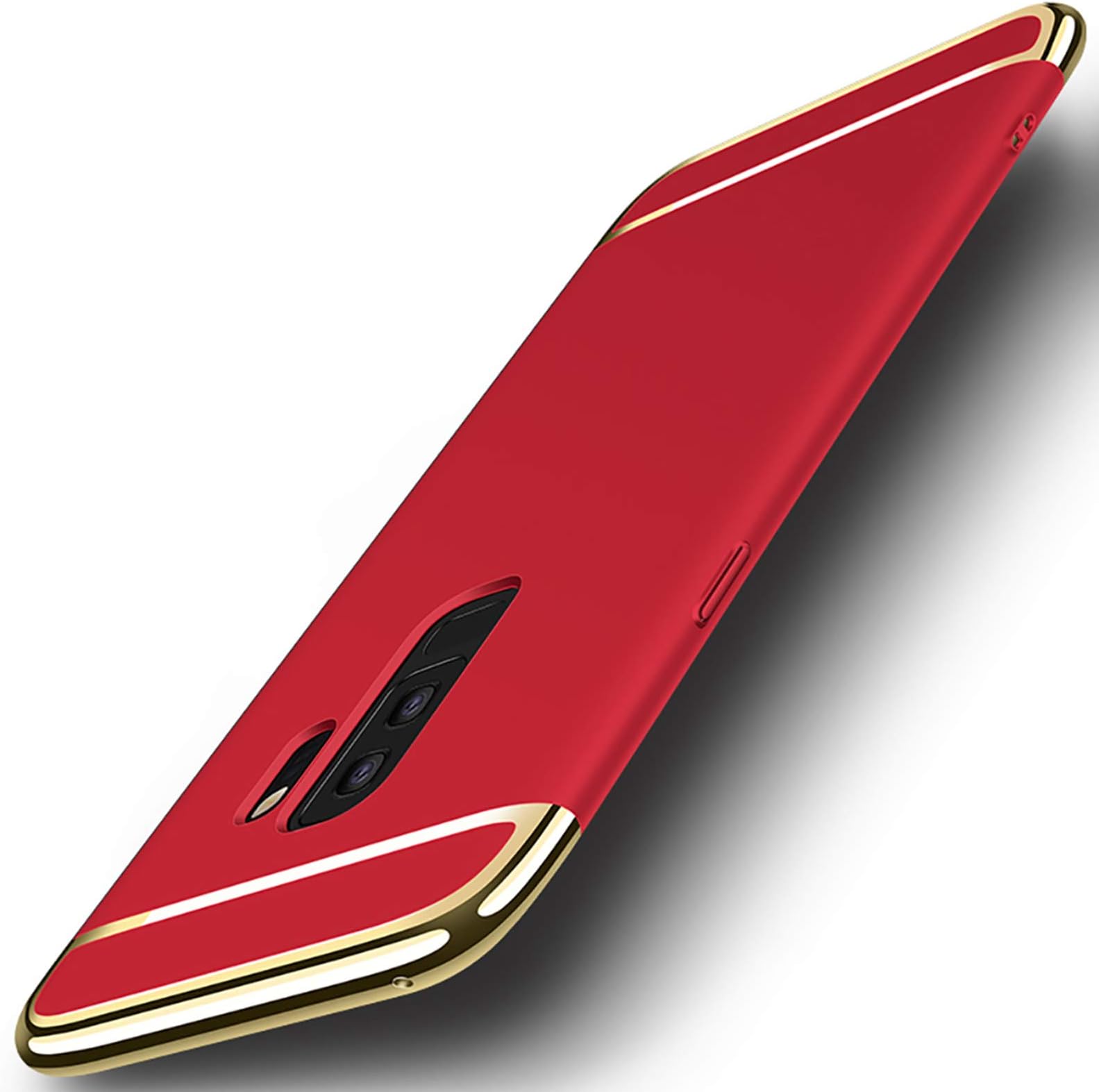 NAISU Galaxy S9 Plus Case, Galaxy S9 Plus Back Cover, Ultra Slim & Rugged Fit Shock Drop Proof Impact Resist Protective Case, 3 in 1 Hard Case for Samsung Galaxy S9 Plus- Red