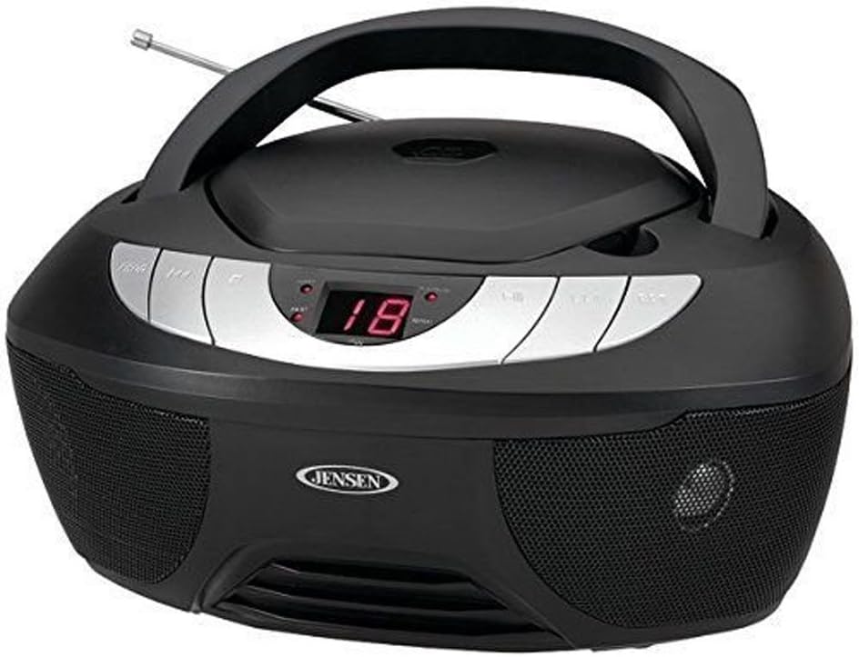 Jensen CD-475 Portable Stereo CD Player with AM/FM Radio