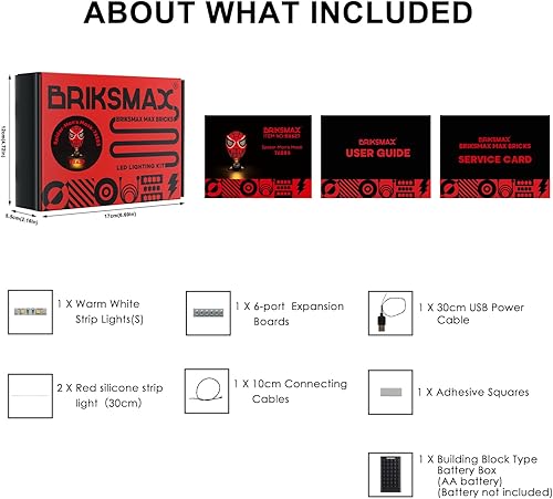 Miniatura 5 de BRIKSMAX Kit de iluminación LED para Lego-76285 Spider-Man's Mask - Compatible con Lego Marvel Building Set- No incluye Lego Set