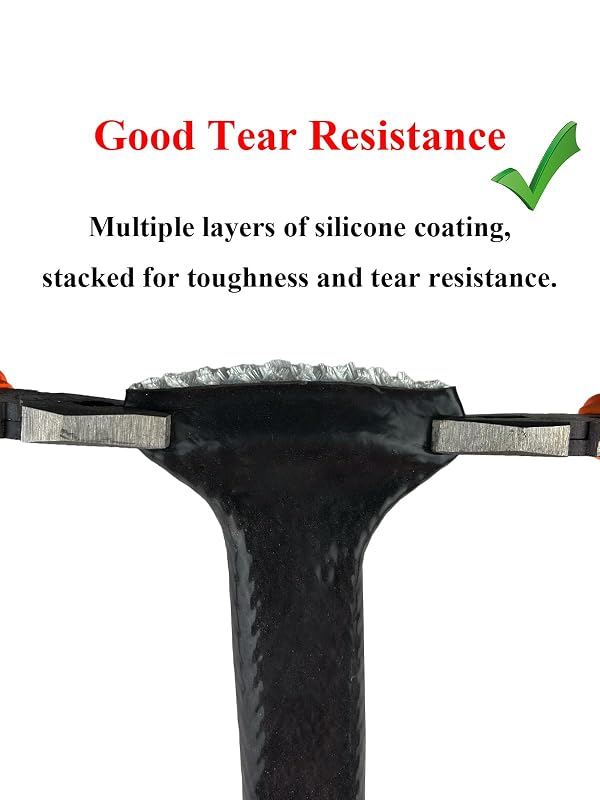 YAMAKATO 1/2" ID Heat Shielded Fire Thermo Armor Fire Sleeve Silicone Coated Fiberglass Heat Protection w/ 3 Clamps for Automotive Hose Lines & Electrical Wiring (Black, 5FT by YAMAKATO - Image 5