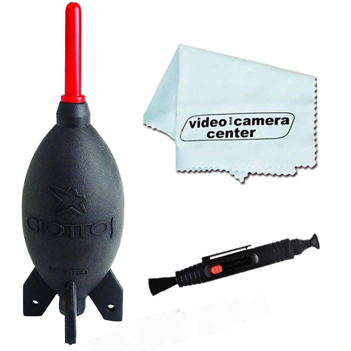Giottos AA1900 Large Rocket Blaster Air Duster + VCC113 Micro-Fiber Cloth + Lens Optic Pen Cleaner-image-43