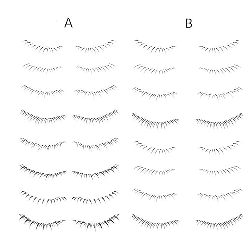 Miniatura 7 de Calcomanías de pestañas para mujer, calcomanías de tatuaje de pestañas inferiores, calcomanías de ojos para niñas, herramientas de maquillaje,