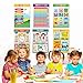 EDUCATES Educational Preschool Poster for Toddler and Kid for Nursery Homeschool Kindergarten Classroom - 16.5 x 11.2 Inch (11 Pieces, English Style)
