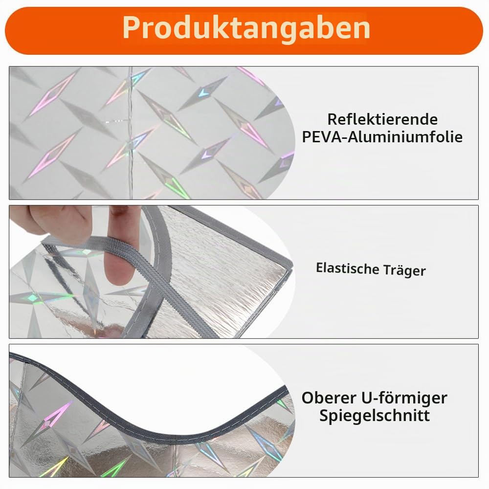 Car Sun Shade Universal-Sonnenschutz für die Frontscheibe, blockiert UV-Strahlen Sonnenschutz, Sonnenschutz