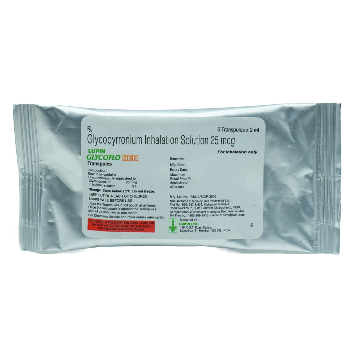 Glycoflo Neb - Pack of 5x2ml Transpules