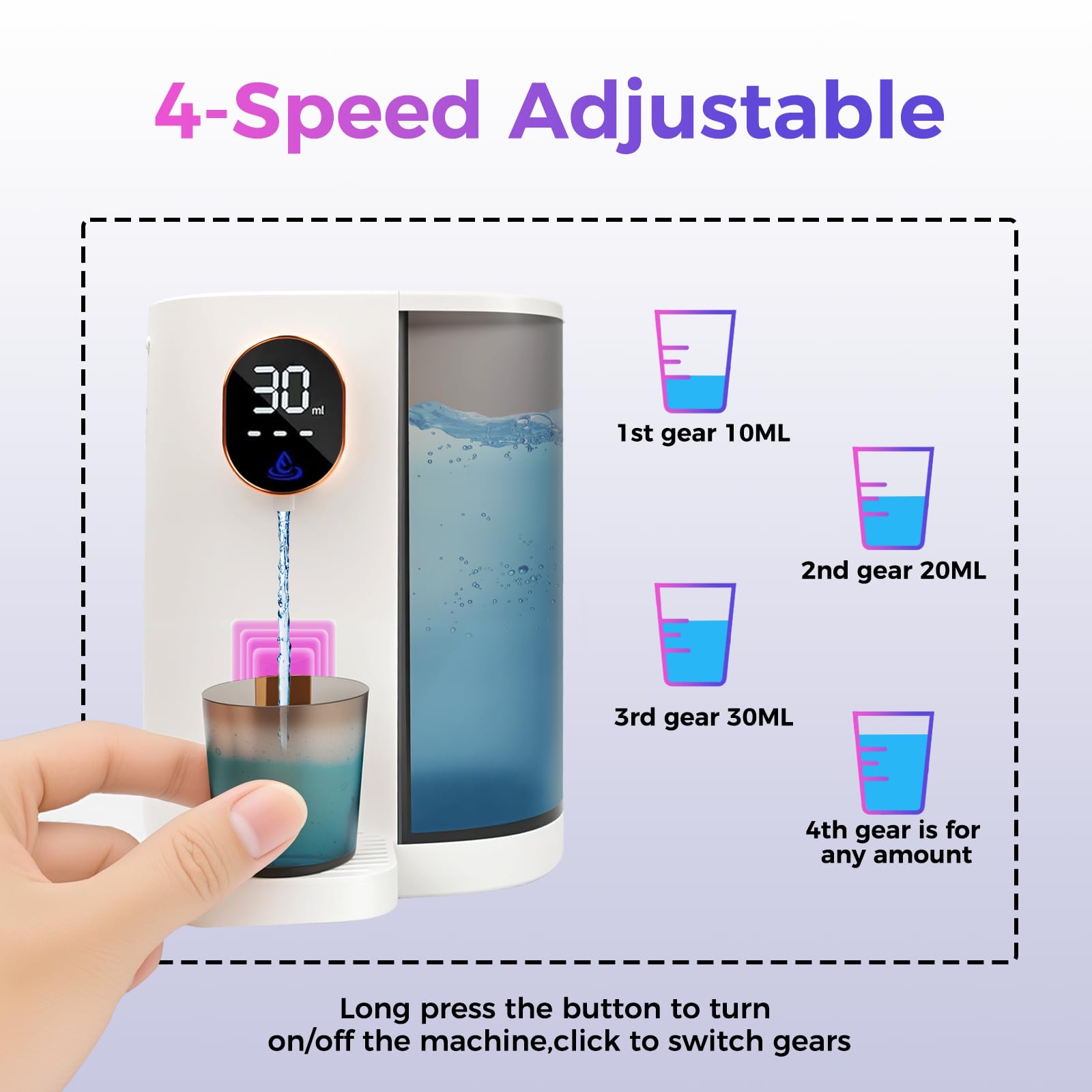 Dispenser per Colluttorio 600ML Distributore di Sapone Bagno Automatico | USB Ricaricabile丨Tazze Magnetiche Incluse丨Versatile per Bagno丨Design a Parete Salvaspazio丨Sensore di Movimento a Infrarossi