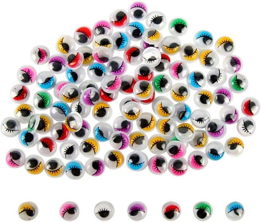 DELIGHT ATK SMALL COLORED GOOGLY EYES 10mm DFN312