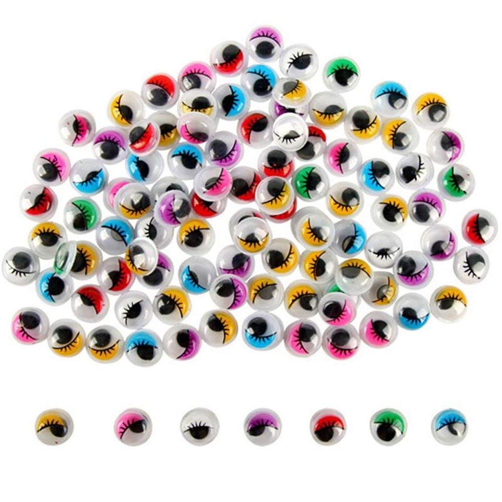 DELIGHT ATK SMALL COLORED GOOGLY EYES 10mm DFN312