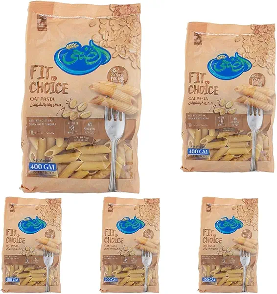 سعر ومواصفات مكرونة بالشوفان من الضحى، بوزن 400 جم، 5 قطع (B0FKKQBFCB) على Amazon EG