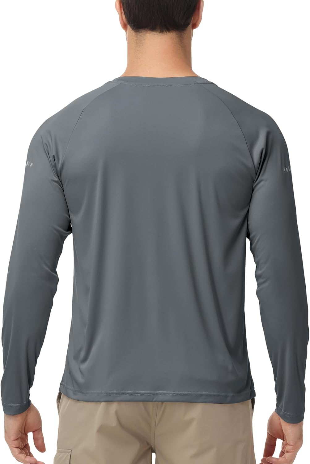 Men's Long Sleeve Rash Guard Swim Shirts UPF 50+ Sun Protection Dry Fit T-Shirt Athletic Tops for Running Hiking Fishing - Image 3