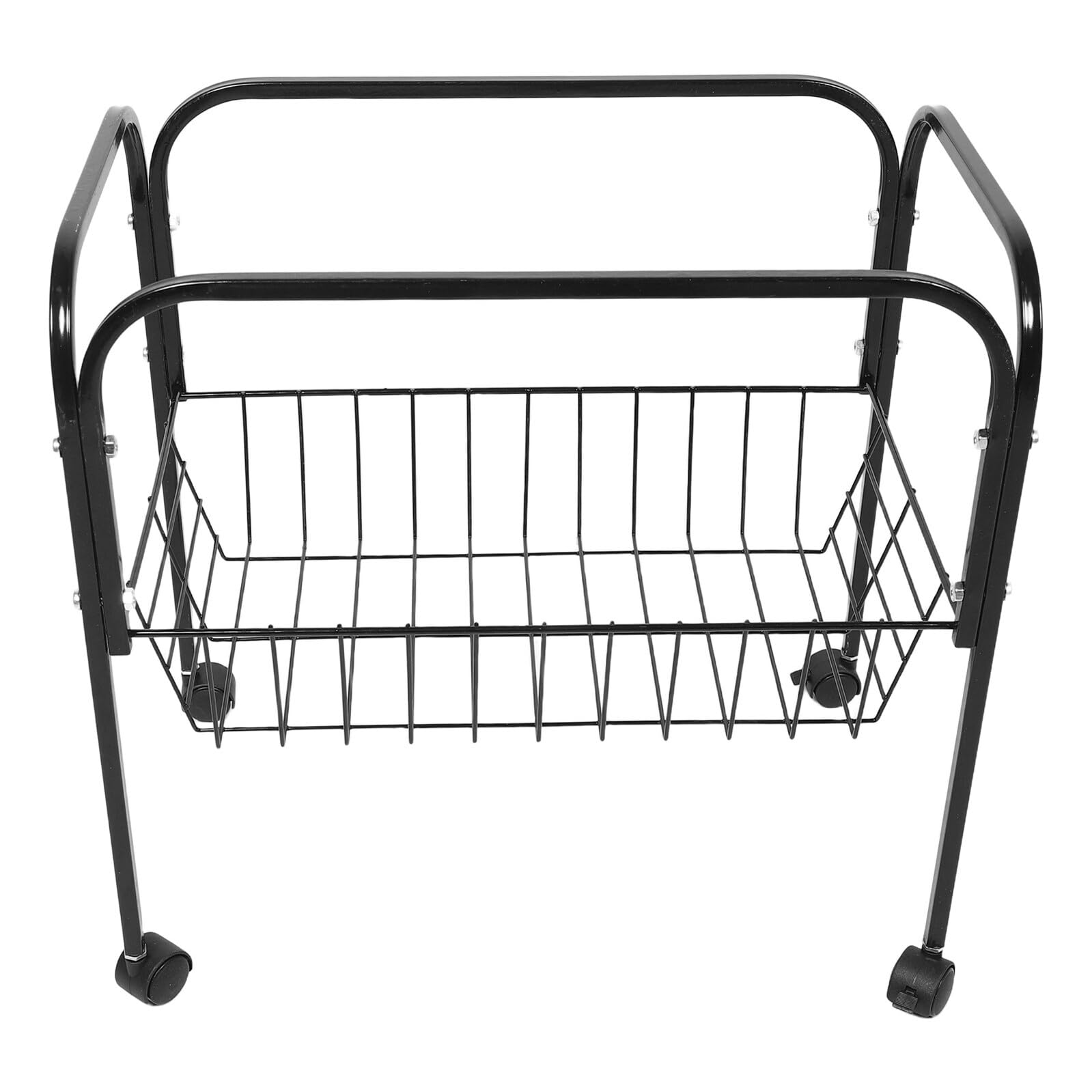 Support métallique noir pour volière 45 cm au design épuré et ultra robuste