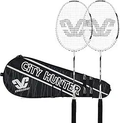 RAQUETE PARA BADMINTON FIBRA DE CARBONO/FIBRA DE VIDRO (C/02 UNID)