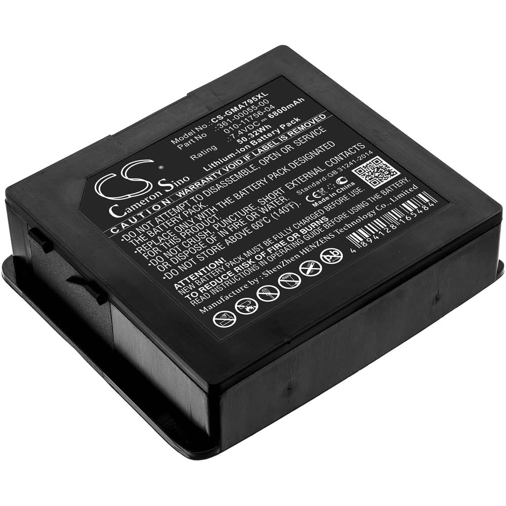 Cameron Sino New 6800mAh / 50.32WhReplacement Battery for Garmin Aera 795, Aera 796 010-11756-04, 361-00055-00
