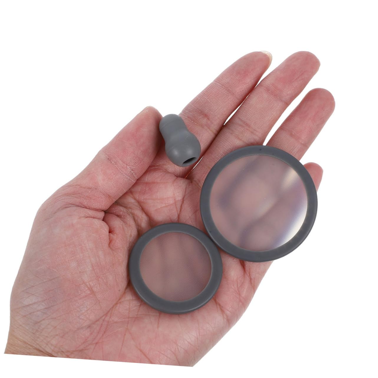 SECFOU 4 Pcs Silicone Ear Sleeves Diaphragm Replacement for Stethoscope Earpieces Soft Sealing Comfortable Ergonomic Ear Tips for Easy Maintenance and Portable Use