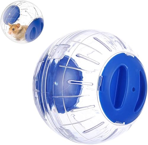 Miniatura 1 de Pelota de hámster para animales pequeños, diseño transparente, mini bolas de hámster de cristal para correr, juguete de pelotas de ejercicio para