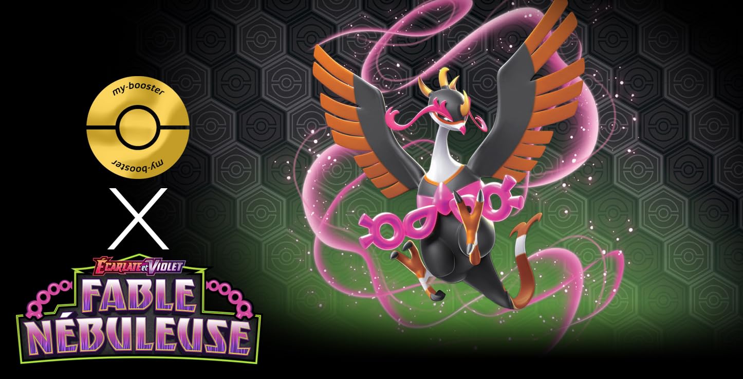 Coffret 10 Cartes Pokémon Françaises – Amphinobi Ex SV132 Alternative Gallery – Myboost X Écarlate Et Violet 6.5 Fable Nébuleuse