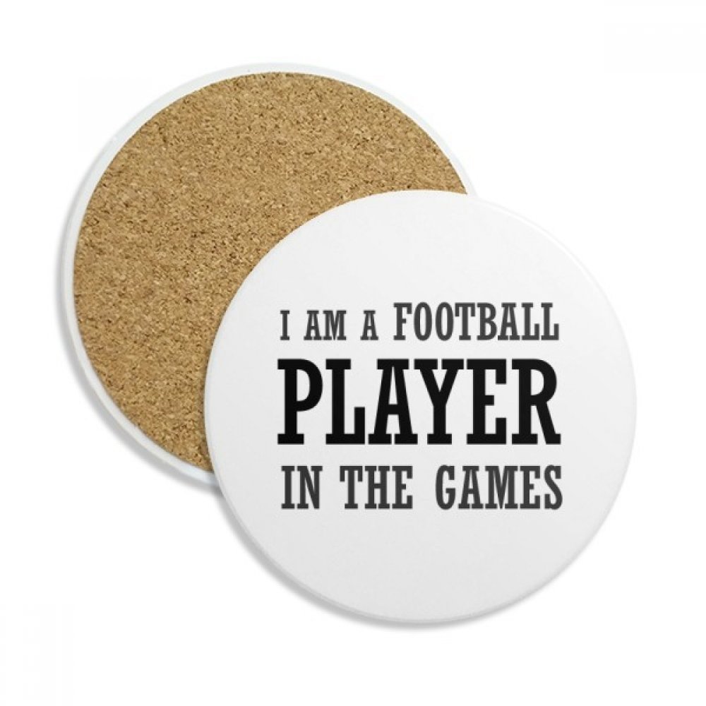 Coaster en céramique pour éliminer les taches de tasse de football