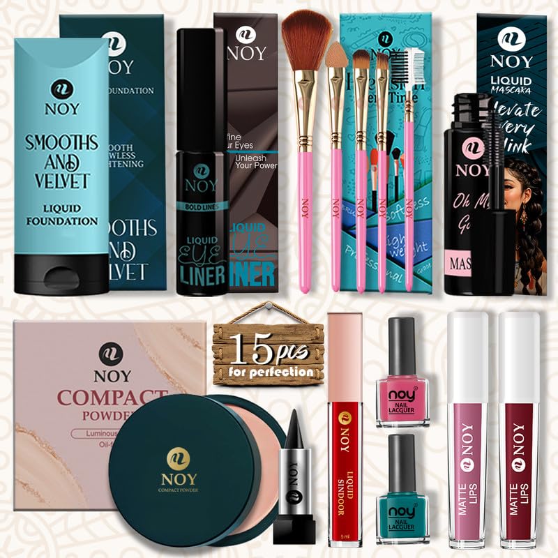 NOY Flawless Makeup Kit For College Girls & Office Women Full Set For All Skin Types-image-1