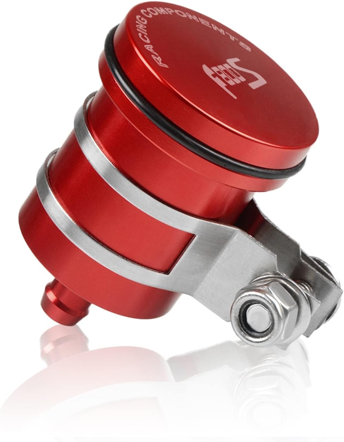 Tylny Kubek Oleju Motocykl Zbiornik Płynu Hamulcowego Zbiornik Sprzęgła Cylinder Główny Puchar Oleju Dla B F800S 2006 2007 2008 2009 2010 2011 2012 2013 2014(CZERWONY)