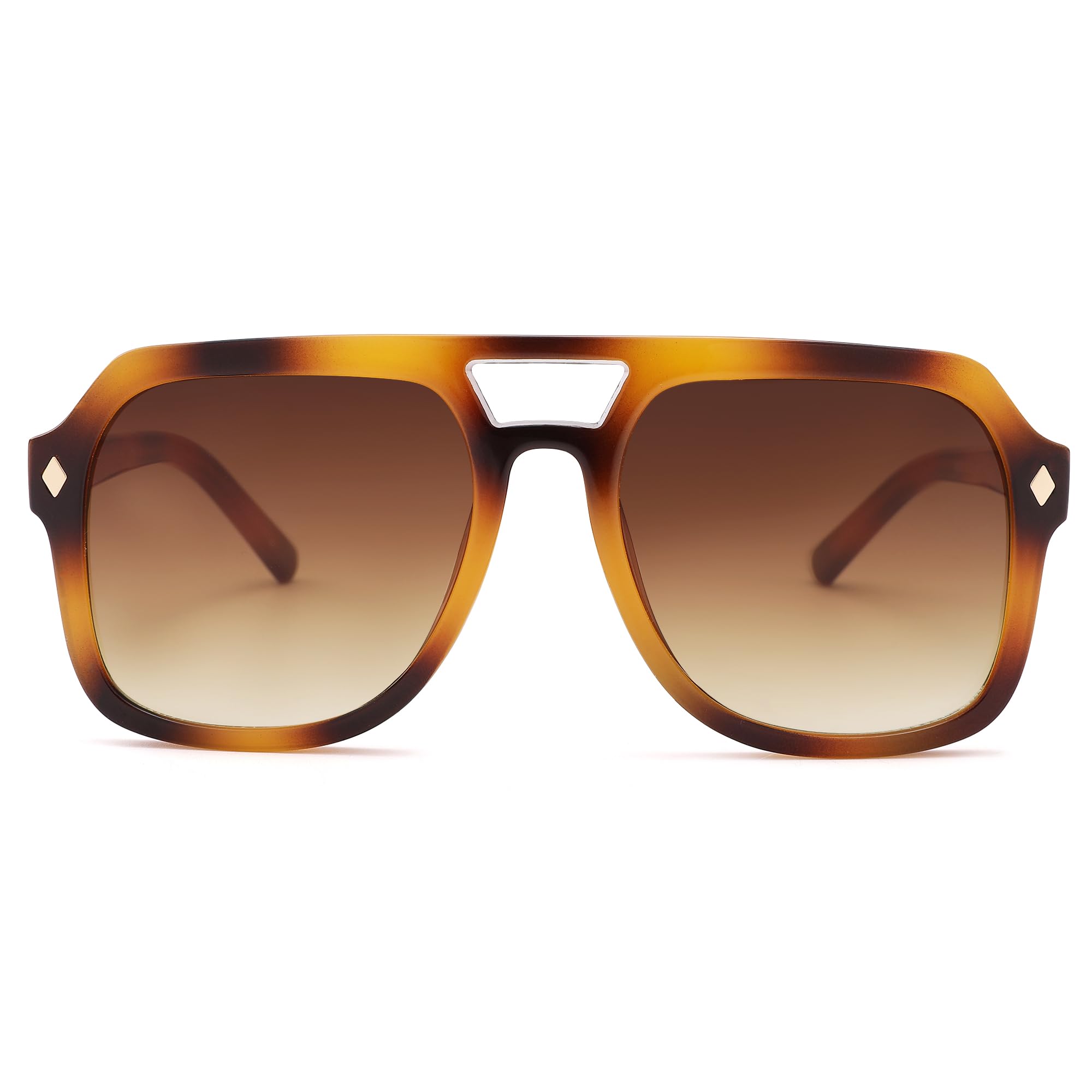 Pro Acme Vintage Oversized Aviator Sunglasses Trendy Retro 70s Sunglasses for Women Men