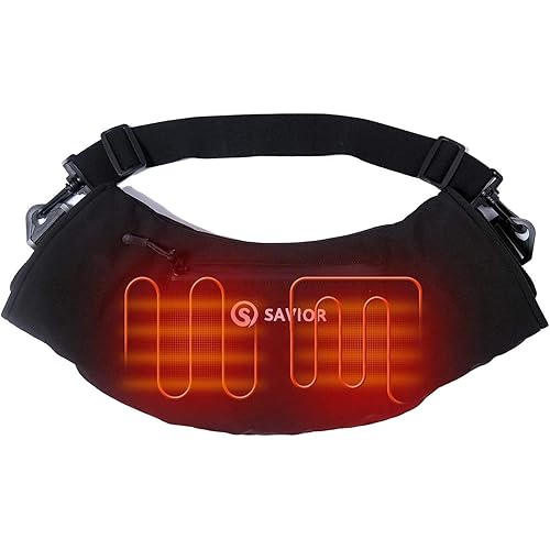 SAVIOR HEAT Heated Hand Muff, Electric Heating Hand Warmer Pouch for Winter Outdoor Hunting Camping Golf Photography