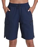 Women's Hiking Cargo Shorts Quick Dry Lightweight Shorts for Travel Athletic