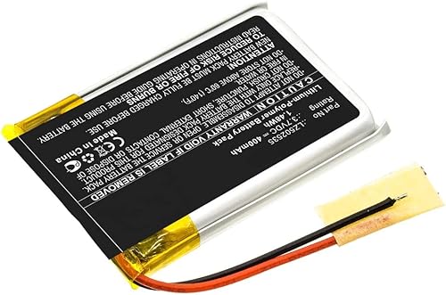 Miniatura 2 de Synergy Digital Batería de altavoz, compatible con Altec Lansing LZ502535 Batería de altavoz (Li-Pol, 3.7V, 400mAh)