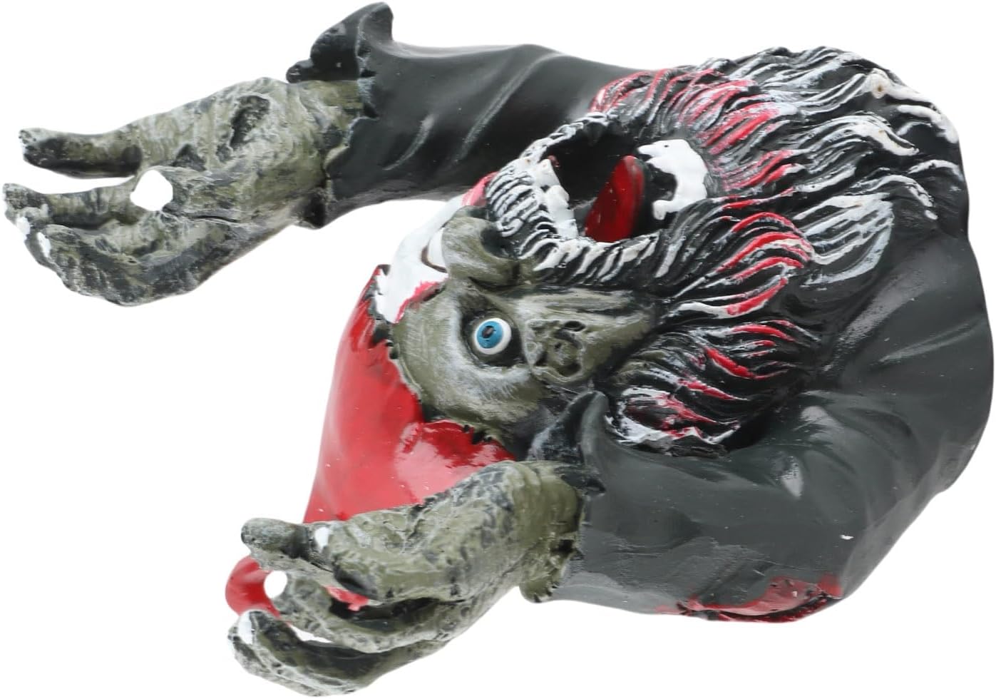 Zombie Garden Gnomes Zombie Dwarf, Garden Statue Sculpture Evil Scary Outdoor Halloween Decoration Ornament Horror Zombie Dead Gnome Zombie Gnome for Indoor and Outdoor Patio Use - Image 9